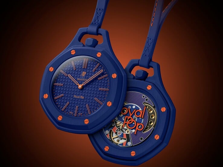 O Royal Pop da Swatch x Audemars Piguet oferece 90 horas de reserva de energia