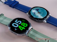 O Samsung Galaxy Watch 8 pode medir os níveis de antioxidantes. Na foto: os dois tamanhos do smartwatch. (Fonte da imagem: Notebookcheck)