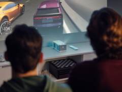 O Philips Screeneo UL5 é um projetor UST de laser triplo. (Fonte da imagem: Philips)