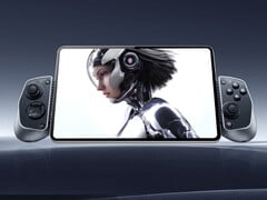 O Shadow Blade 3 é largo o suficiente para suportar o novo tablet de 9 polegadas da RedMagic. (Fonte da imagem: RedMagic)