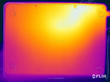 Teste de estresse de temperatura da superfície (parte inferior)