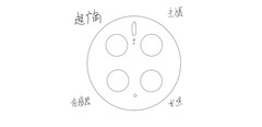 Um novo diagrama &quot;Câmera traseira Mate 50 Pro&quot;. (Fonte: Wangzai Knows Everything via Weibo)
