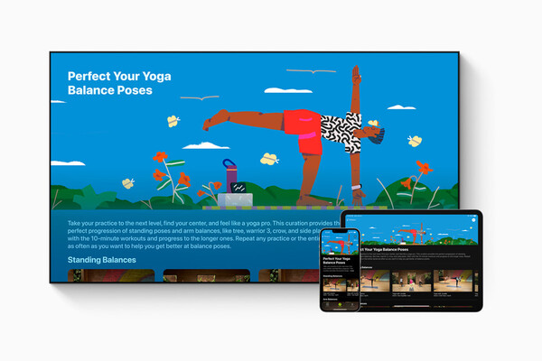 Coleções Fitness+ em Apple TV, iOS e iPadOS. (Fonte da imagem: Apple)