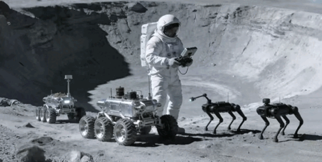 A China quer cães-robôs na Lua — não apenas para trabalhar, mas como companheiros dos astronautas.