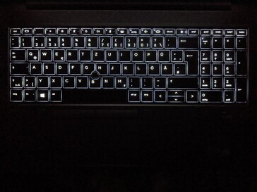 HP ZBook Firefly 15 - Retroiluminação