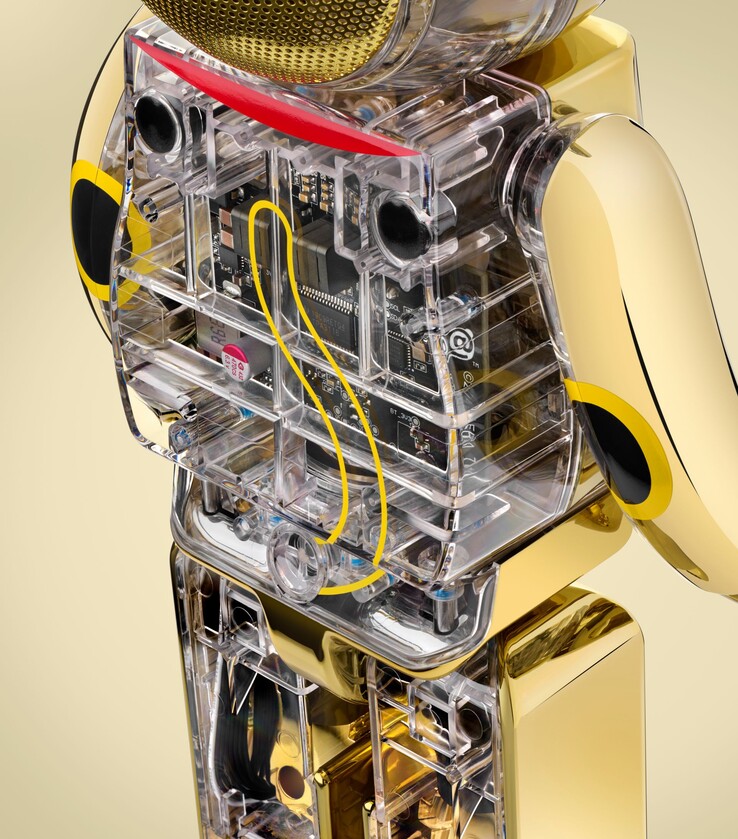 Vista traseira do alto-falante Bluetooth Be@rbrick Audio x Maneki Neko. (Fonte da imagem: Be@rbrick Audio)