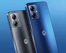 A Motorola oferece o Moto G14 em duas opções de cores. (Fonte da imagem: Motorola)