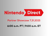 O banner do Nintendo Direct Partner Showcase é exibido (Fonte da imagem: conta Nintendo of America X com edições)