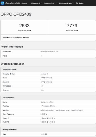 ...enquanto o "Oppo Pad 4 Pro" aparece sorrateiramente no Geekbench. (Fonte: 3C via MySmartPrice, Geekbench)