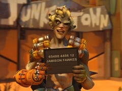 O personagem Junkrat (Jamison Fawkes) do Overwatch 2.