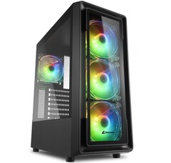 Sharkoon TK4 RGB caixa ATX compacta (Fonte: Sharkoon)