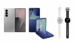 Um vazador comentou sobre a disponibilidade dos novos produtos da Samsung Galaxy Watch 8, Watch Ultra (2025), Galaxy Z Fold7, Flip7 e Flip7 FE. (Fonte da imagem: Evan Blass)
