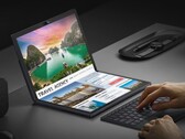 O tamanho da tela do ZenBook Fold poderá em breve ser superado pela Samsung (imagem: Asus)
