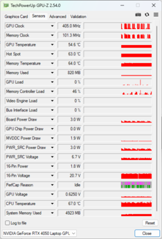 GPU-Z: GPU para laptop Nvidia GeForce RTX 4050