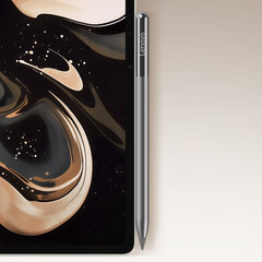 O novo tablet da Lenovo é compatível com a Stylus Pro da empresa, que suporta até 8.192 níveis de pressão com latência de entrada de 4 ms. (Fonte da imagem: Lenovo)