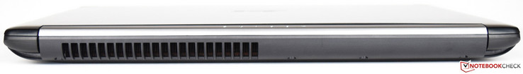 Back: fan vents