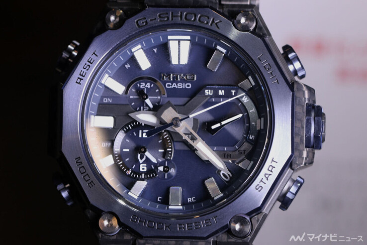 O Casio G-Shock MTG-B2000YBD-2A. (Fonte da imagem: Mynavi News)