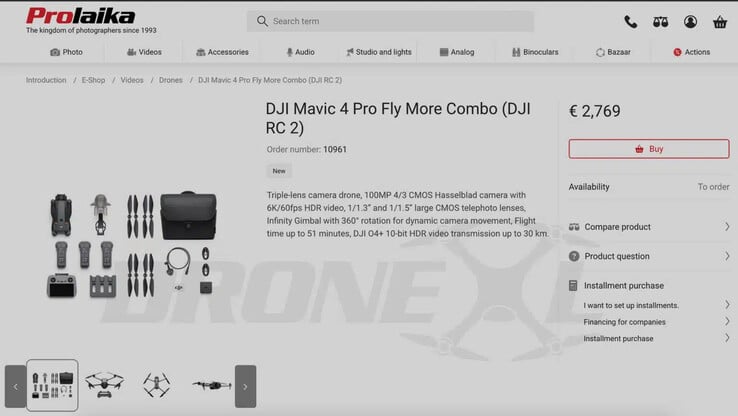 (Fonte da imagem: Prolaika via DroneXL)