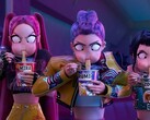Caçadores de demônios do KPop - Rumi, Mira e Zoey (Fonte da imagem - Netflix)