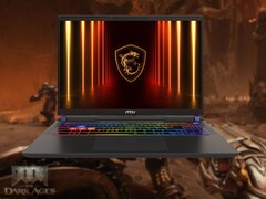 O MSI Vector 16 HX AI pesa cerca de 2,7 kg (5,95 lbs). (Fonte da imagem: MSI, Bethesda, editado)