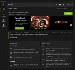 Nvidia GeForce Notificação e detalhes da atualização do Game Ready Driver 560.70 (Fonte: Own)