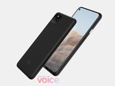 Eis como poderia ser o Google Pixel 5a (imagem através de @OnLeaks)