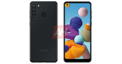 Samsung Galaxy A21s Android smartphone foi o best-seller da Samsung no terceiro trimestre de 2020