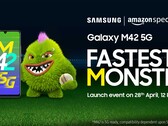 Samsung provoca o Galaxy M42 5G. (Fonte: Amazon)