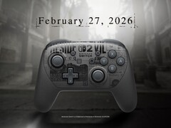O controle Nintendo Switch 2 Pro com o tema Resident Evil Requiem. (Fonte da imagem: Nintendo)