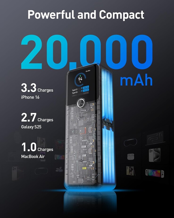 Banco de potência Sixthgu Power Tower.