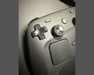 Uma imagem em close do novo Steam Controller da Valve