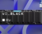 O WD_BLACK SN850 para PS5 tem até mesmo um LED azul para aqueles que mantêm o painel lateral do console removido. (Fonte de imagem: Western Digital/Sony - editado)