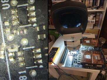 Um sensor de temperatura com defeito precisou ser consertado. (Fonte da imagem: David Noel Ng)