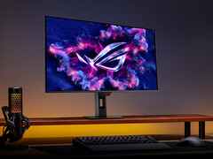 O ROG Strix OLED XG32UQDMS é outro monitor para jogos OLED de 4K, 240 Hz e 32 polegadas da Asus.