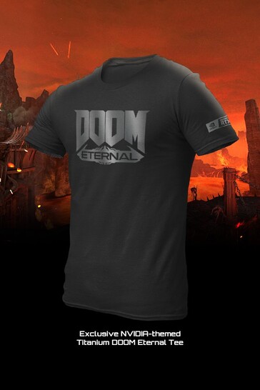 Camiseta Doom Eternal (imagem via Bethesda)