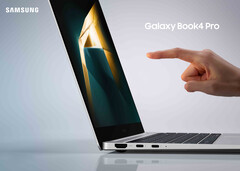 O Galaxy Book4 Pro de 14 polegadas mede 312,3 x 223,8 x 11,6 mm e pesa 1,23 kg. (Fonte da imagem: Samsung)