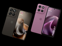O Moto G17 e o Moto G77 são dois dos cinco novos smartphones de médio porte que a Motorola deve anunciar em breve. (Fonte da imagem: via Evan Blass - editado)