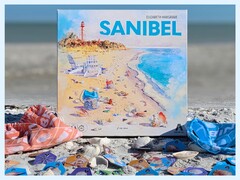 jogo de tabuleiro em Sanibel na praia (fonte: Avalon Hill)