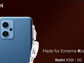 A série Redmi K50i estreará no dia 20 de julho, somente na Índia. (Fonte da imagem: Xiaomi)