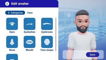 Os avatares personalizados podem ser criados no FavoriteSpace. (Fonte: Manchester City)