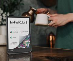 O PocketBook InkPad Color 3 possui uma carcaça com certificação IPX8. (Fonte da imagem: PocketBook)