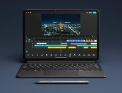 O Amazon Alexa Tablet 12 Pro está disponível com um teclado e uma caneta stylus por um custo adicional.