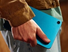 O Alexa Tablet 8 está disponível em rosa, turquesa e cinza-escuro.