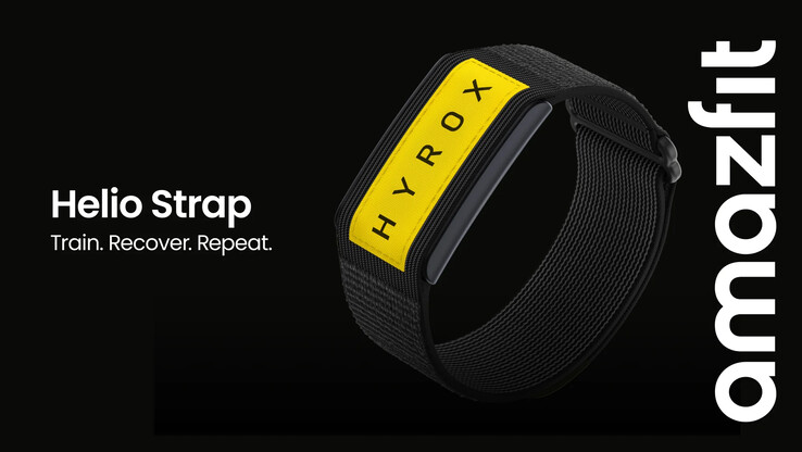 O Amazfit Helio Strap HYROX Edition. (Fonte da imagem: Amazfit)