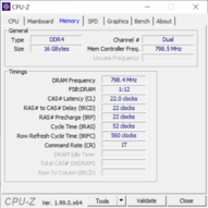 Memória CPU-Z