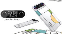 O Tecno Camon Slim apresenta um design elegante