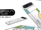 O Tecno Camon Slim apresenta um design elegante