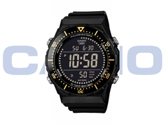 O Casio AE-1700H-1B (foto) terá detalhes dourados e uma tela negativa. (Fonte da imagem: Casioblog - editado)