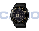 O Casio AE-1700H-1B (foto) terá detalhes dourados e uma tela negativa. (Fonte da imagem: Casioblog - editado)