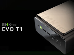 A GMKtec apresentará o EVO-T1 em 21 de maio de 2025. Na foto: a imagem teaser do mini PC. (Fonte da imagem: GMK - editado)
